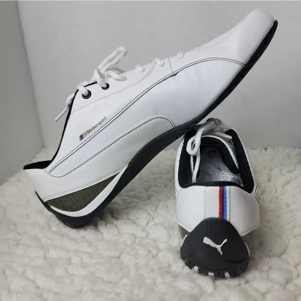 Puma BMW Motorsport Drift Cat 7 White Black Men’s Size 13 Driving Shoes